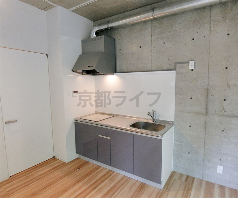 2口IHコンロが付いたシステムキッチン
