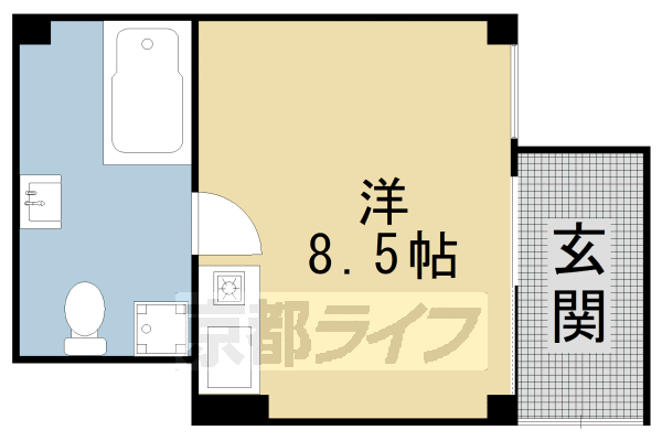 1R：洋8.5(24.24㎡)
