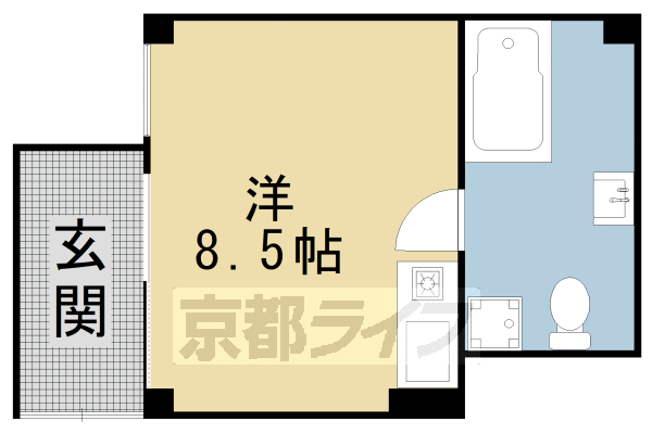 1R：洋8.5(24.24㎡)