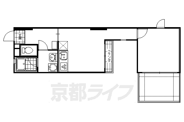 ■1LDK：洋7.8×LDK9.1(44.31㎡)