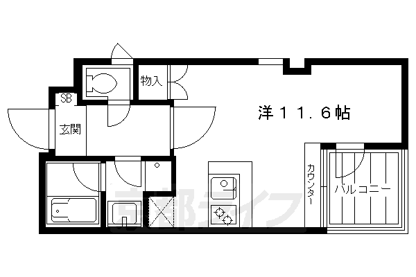 1K：洋11.6×K2（32.16㎡）