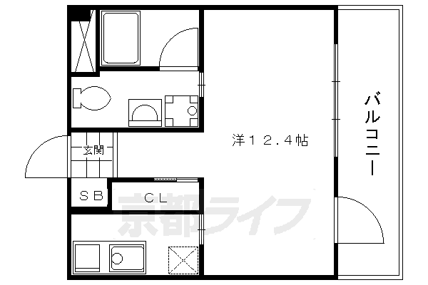 1K：洋12.4×K3（36.9㎡）