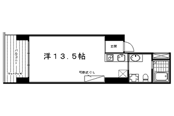 1R：洋13.5×K1（28.75㎡）