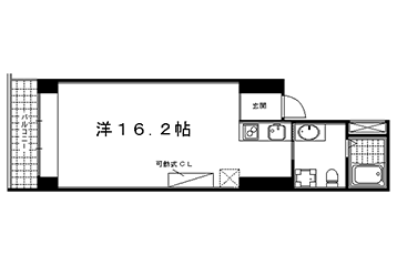 1R：洋16.2×K1(33.11㎡)