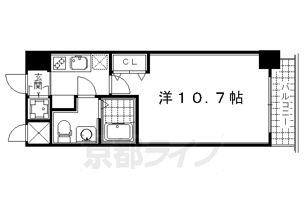 1K：洋10.7×K2（30.6㎡）