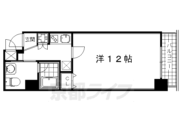 1K：洋12×K2（34.17㎡）