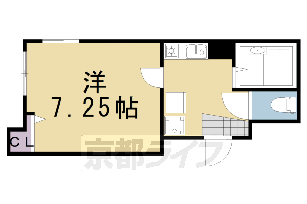 1K：洋7.25×K1（23㎡）