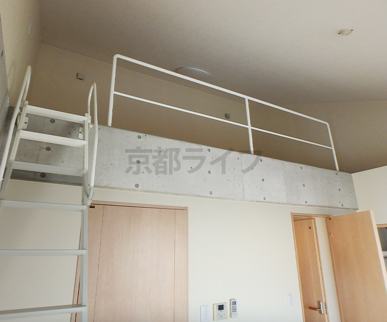 ロフトが付いたお部屋もあります。