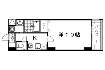 1K：洋10×K2（30.91㎡）