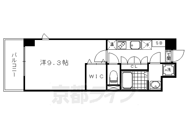 1K：洋9.3×K3（30.11㎡）