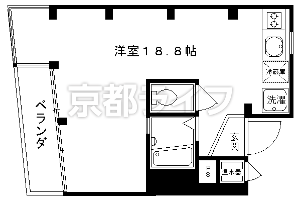 1R：洋18.8×K1（38.65㎡）