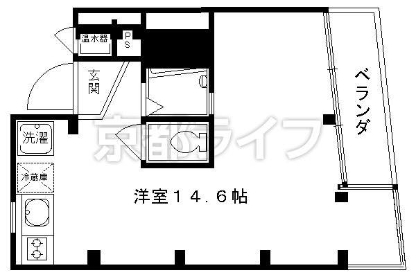 1R：洋14.6×K1（31.9㎡）