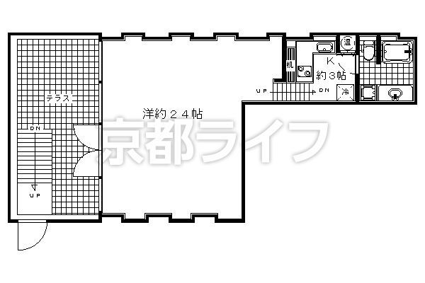 1K：洋24×K3（49.19㎡）