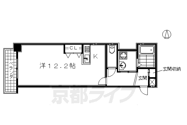 1K：洋12.2×K2(33.33㎡)