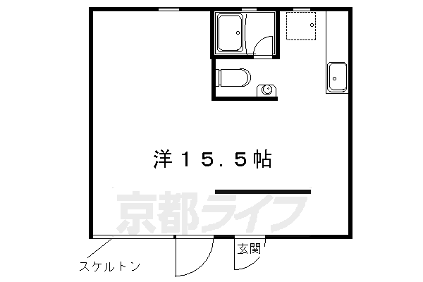 1K：洋15.5×K1.5（32.2㎡）