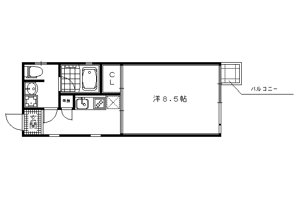 1K：洋8.5×K2（26.89㎡）