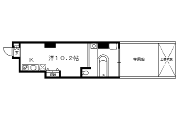 1K：洋10.02×K1.5（28.86㎡）