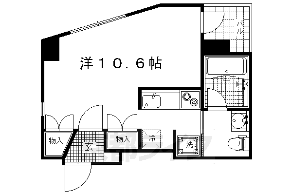 1K：洋10.6×K1（24.47㎡）