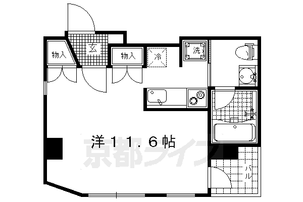 1K：洋11.6×K1（26.06㎡）