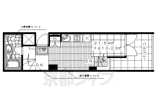 ■ワンルーム:洋15(21.54 ㎡)