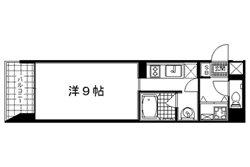 1K：洋9×K3（28.35㎡）