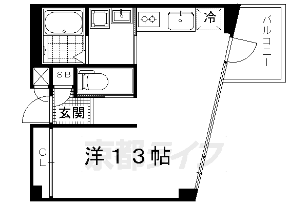 1R：洋13（23.17㎡）