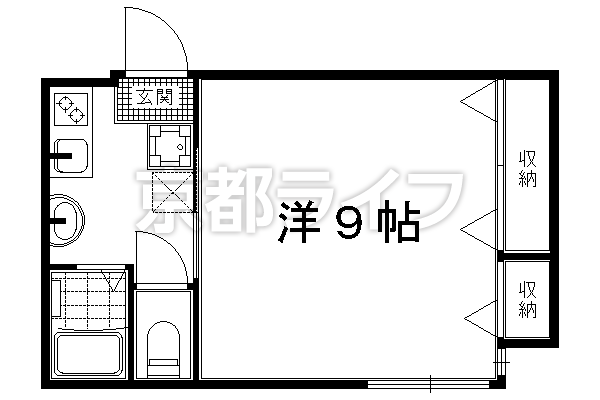 1K：洋9.2×K3（25.38㎡）