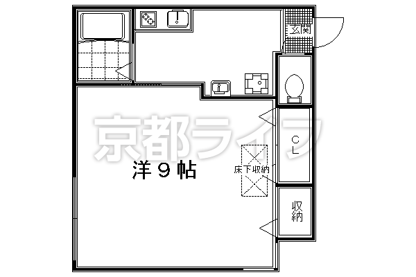 1K：洋9.19×K3（25.26㎡）