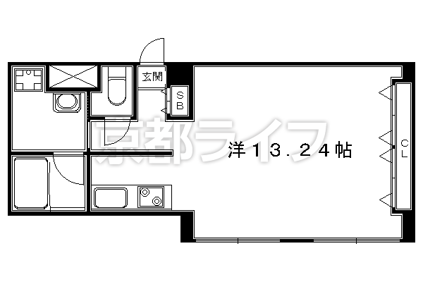 1K：洋13.24×K2（35.86㎡）