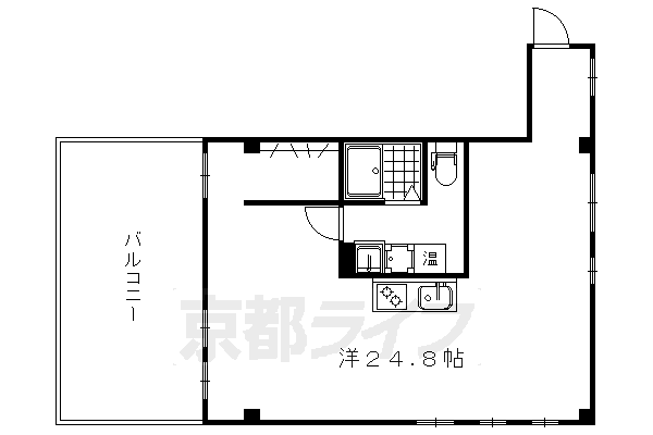 1R：洋24.8×K1（53.63㎡）