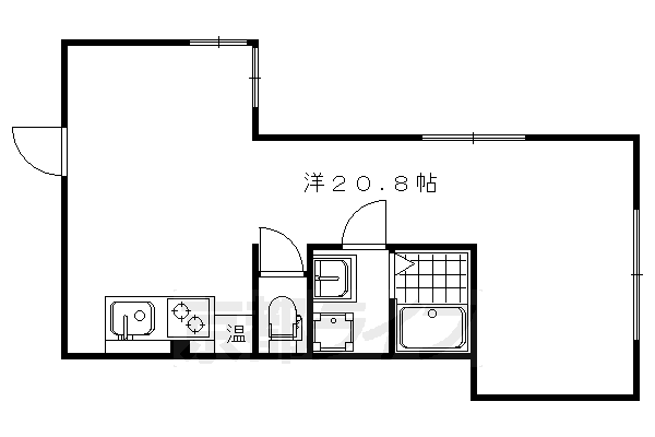 1R：洋20.8×K1（40.66㎡）