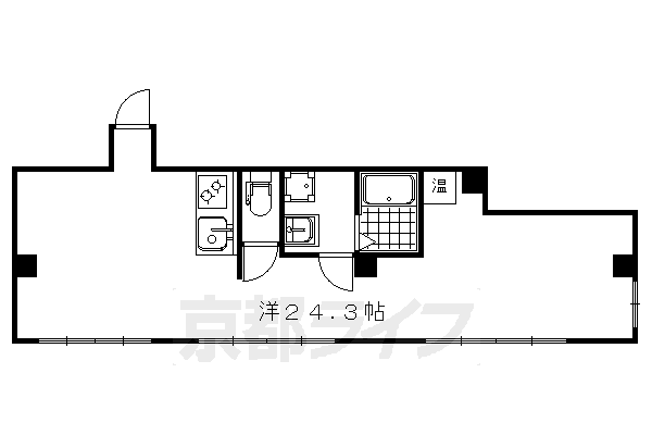 1R：洋24.3×K1（46.53㎡）