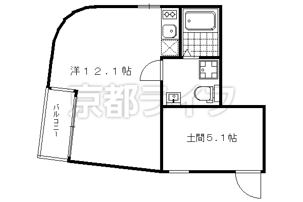 1R：洋12.1×K1（35.66㎡）