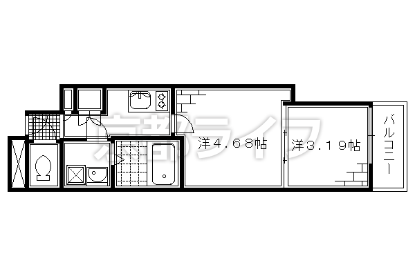 2K：洋4.68×洋3.19×K2（25.61㎡）