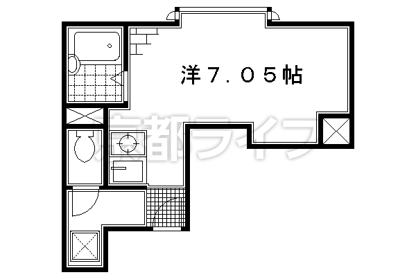 1R：洋7.05（18.34㎡）