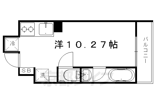 ■ワンルーム：洋10.27(16.63 ㎡)