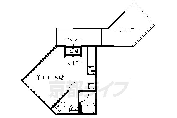 ■ワンルーム：洋12.6(27.27 ㎡)