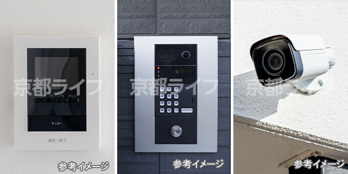 安心のセキュリティ！オートロックやTVホン完備