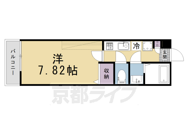 1K:洋7.82×K2(23.06㎡)