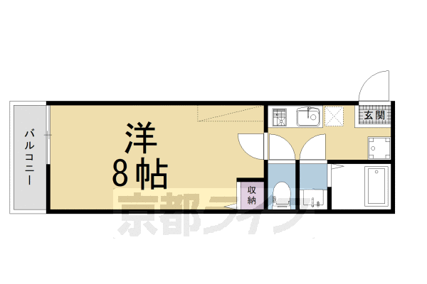 1K：洋8×K2(22.36㎡)