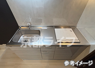 2口コンロ付システムキッチン