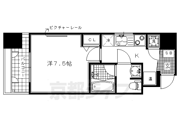 1K：洋7.5×K2(25.54㎡)