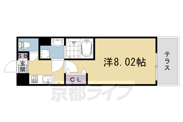 1K：洋8.02×K2(25.28㎡)