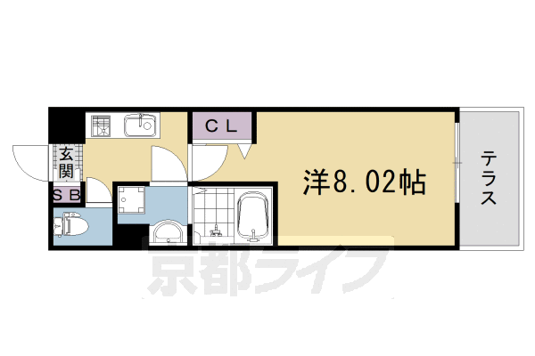 1K：洋8.02×K2(25.28㎡)