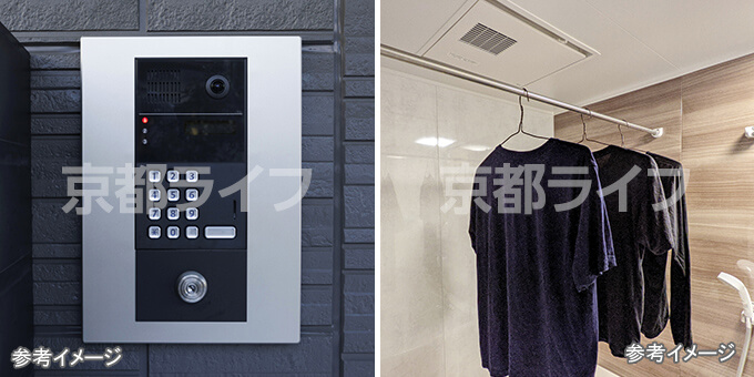 オートロックに浴室乾燥機。新築ならではの充実設備!