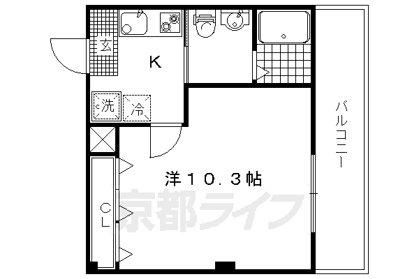1K：洋10.3×K2(29.1㎡)