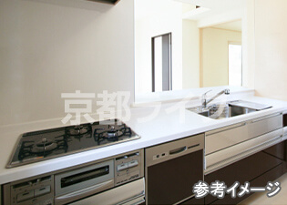 2口コンロ付システムキッチン