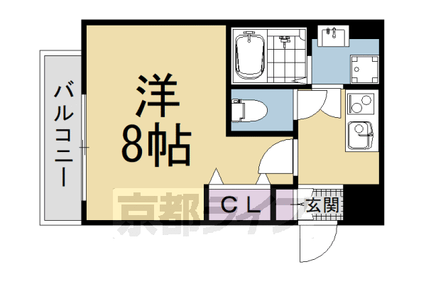 1K：洋8×K2(24.5㎡)