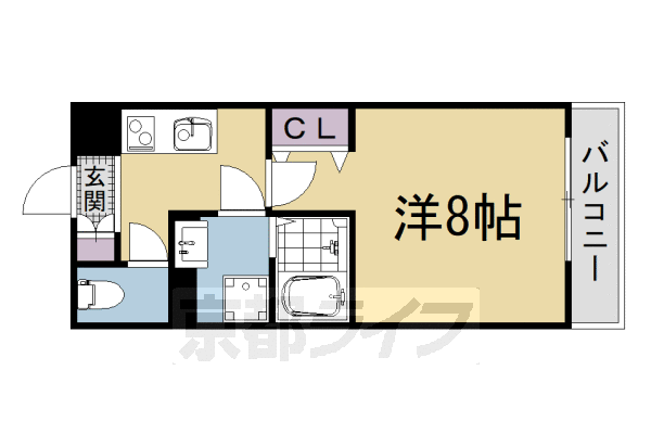 1K：洋8×K2.5(25.5㎡)