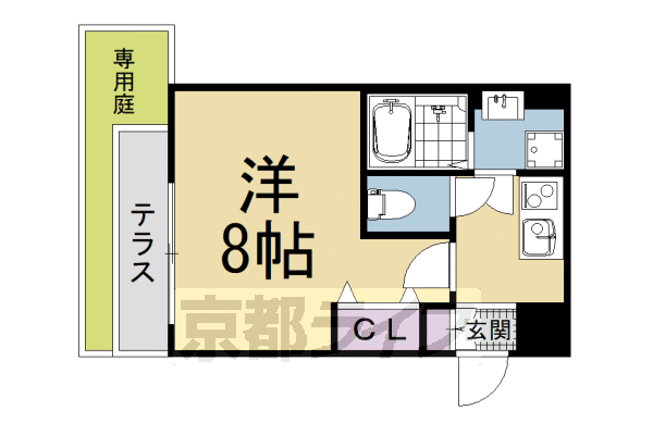 1K：洋8×K2(24.5㎡)